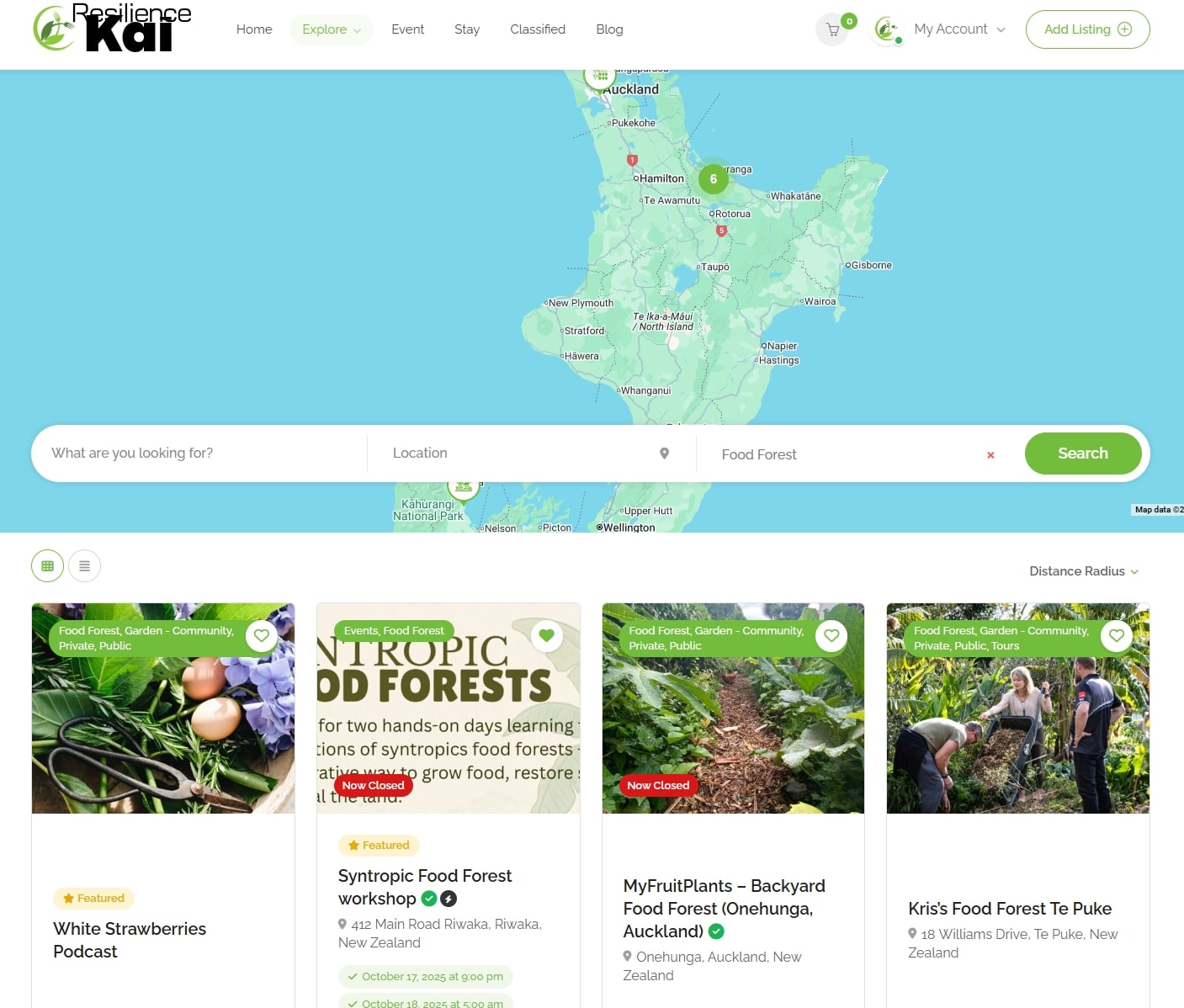 Kai Resilience tour booking and review features